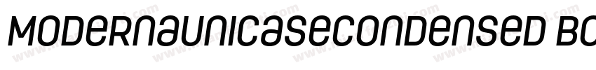 ModernaUnicaseCondensed Bold字体转换